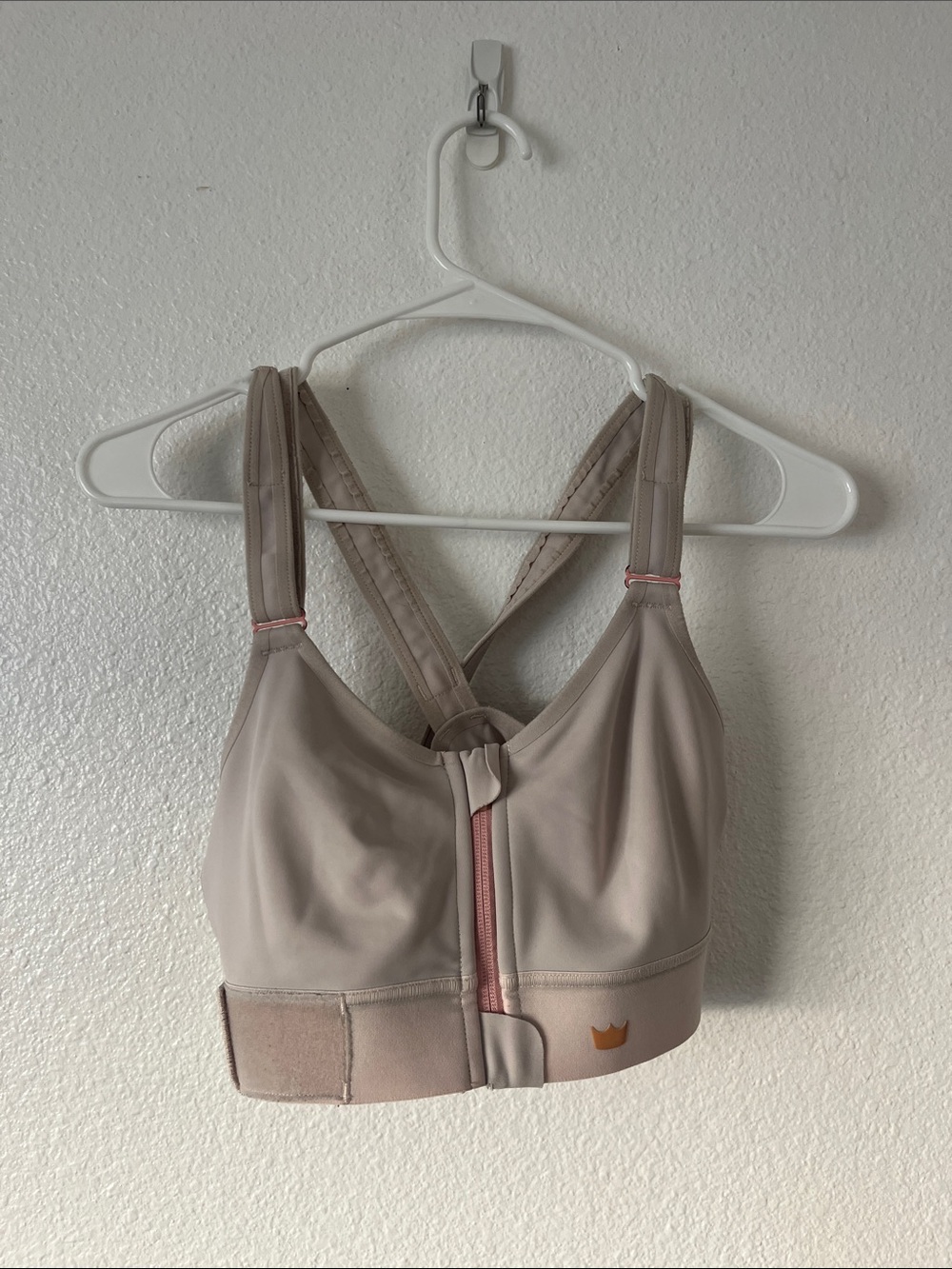 Shefit Pink Cream Gold Size Luxe Sports Bra